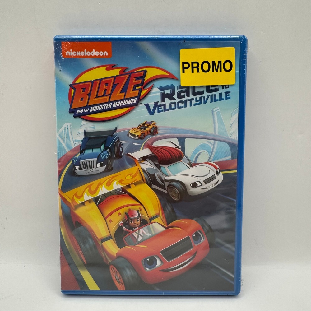 Nickelodeon‎ Blaze and the Monster Machines DVD Kids Blue Race to Velocityville